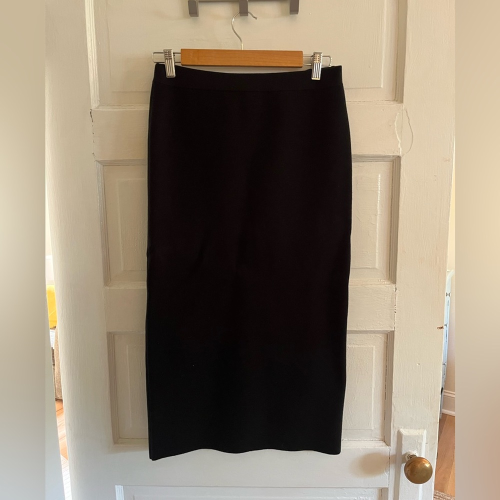 J. Crew Classic Black Pencil Skirt